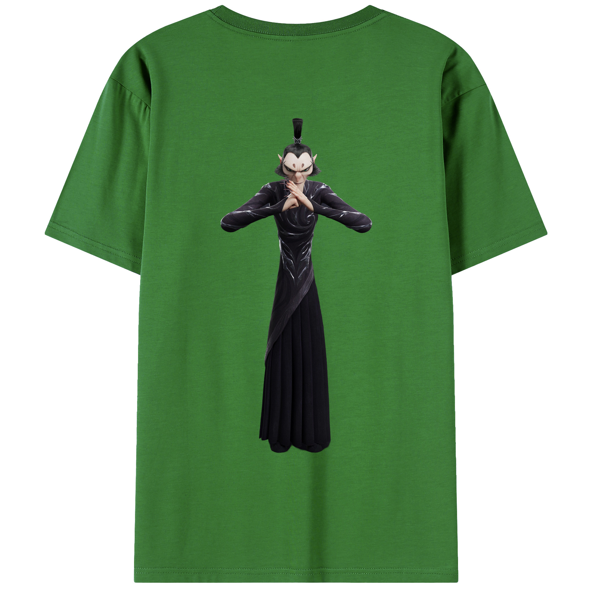 （画像用） Ne Zha 2 ナタ 魔童の大暴れ レディース半袖Tシャツ(バックプリント)